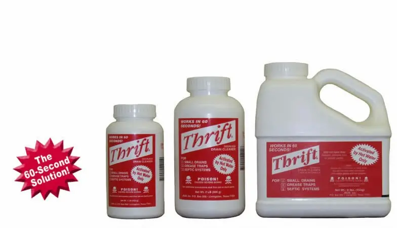 Thrift Drain Cleaner: Complete Guide to Ingredients, Usage, Safety & Reviews 1 Thrift Drain Cleaner: Complete Guide to Ingredients, Usage, Safety & Reviews